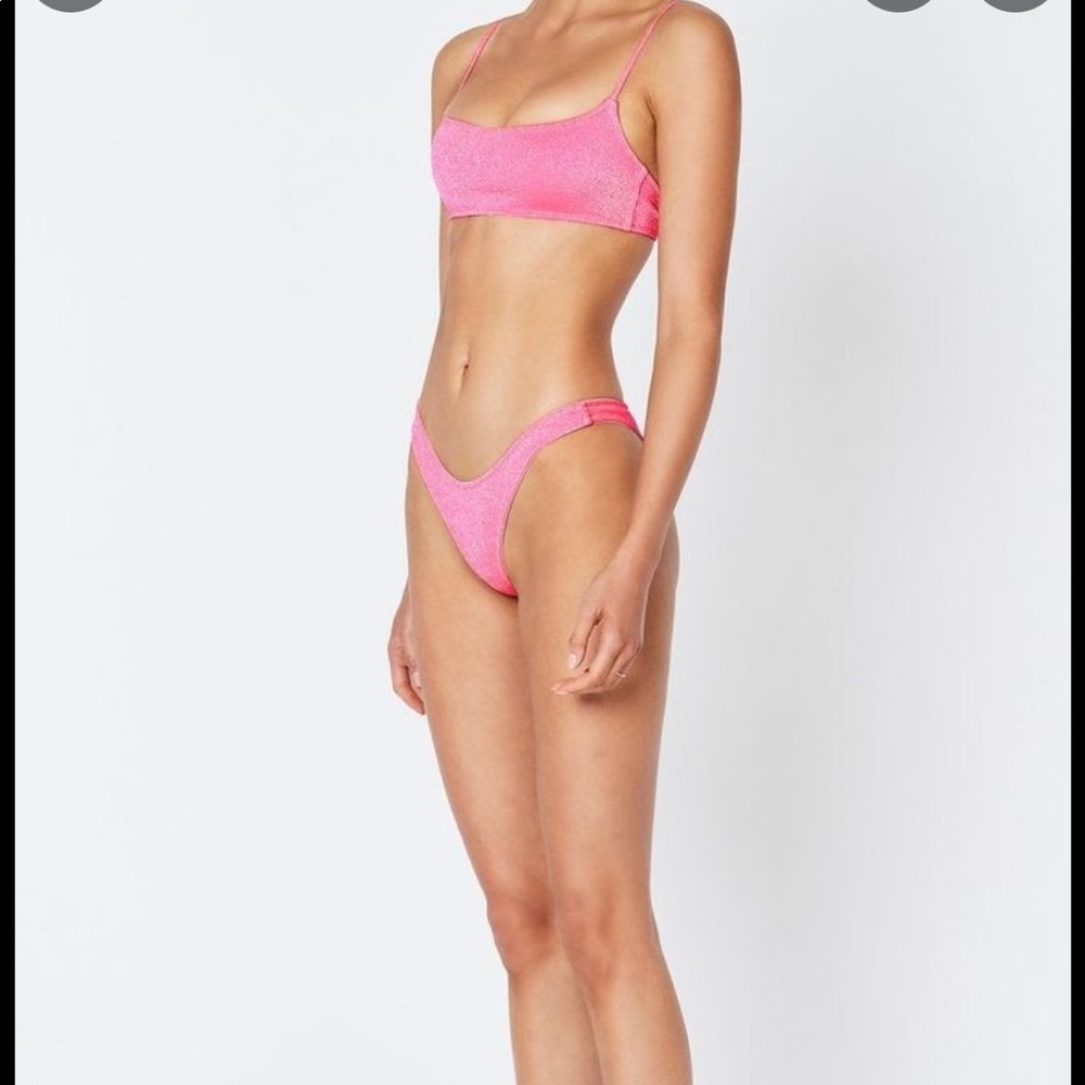 triangl pink bikini